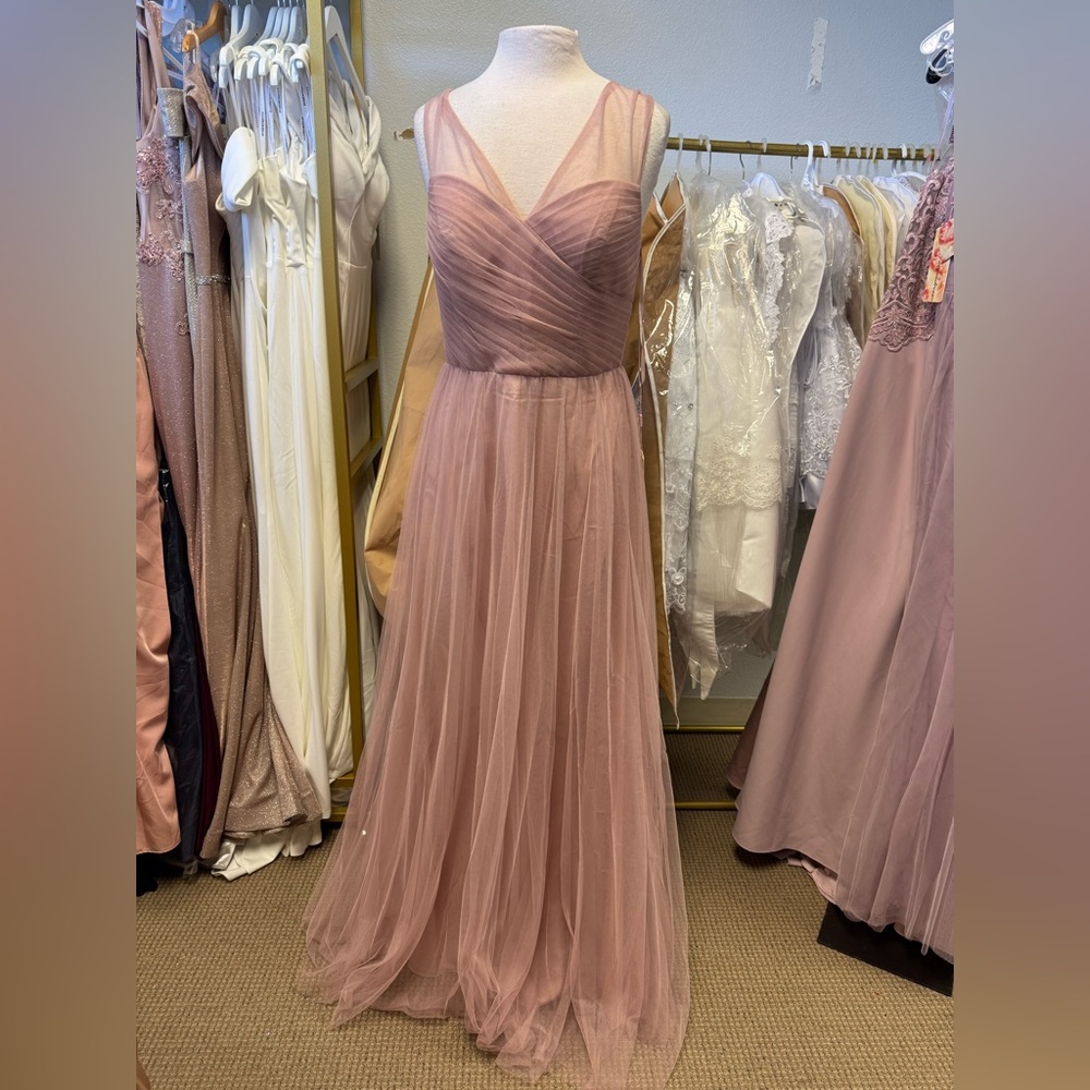 Elegant Blush Pink Evening Gown ET320